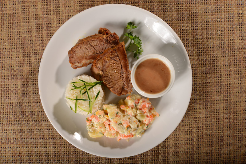 Carne de panela e Maionese